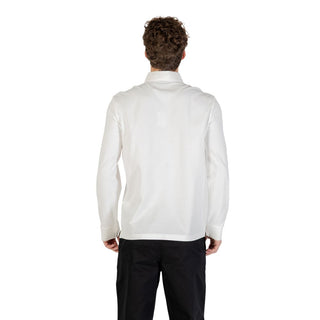 Cream Cotton Long Sleeve T-Shirt