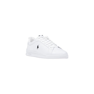 White Leather Low Top Sneakers