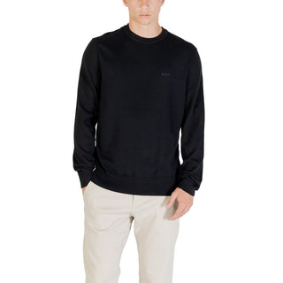 Black Cotton Sweatshirt