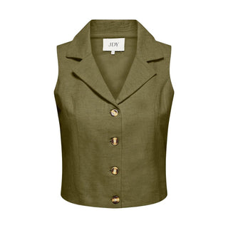 Green Cotton Waistcoat