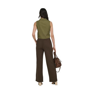 Green Cotton Waistcoat