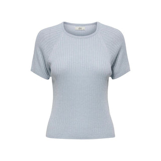 Blue Viscose T-Shirt