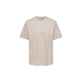 Beige Organic Cotton T-Shirt