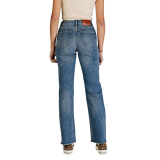 Blue Cotton Mom Jeans