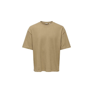 Brown Cotton T-Shirt