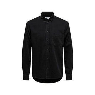 Black Denim Shirt