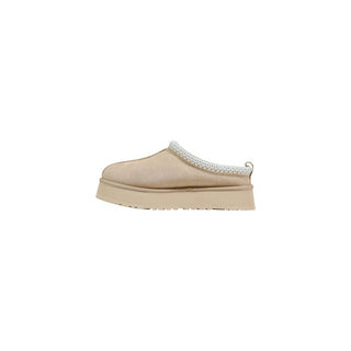 Beige Suede Leather Slippers