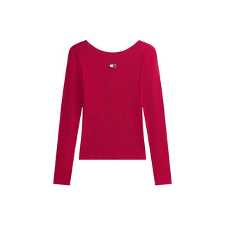 Bordeaux Recycled Cotton Long Sleeve T-Shirt