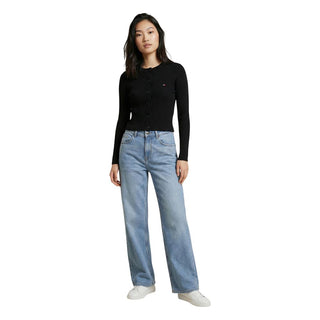 Black Organic Cotton Cardigan