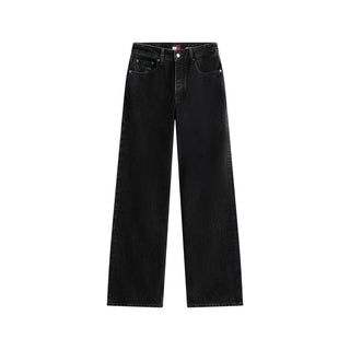 Black Recycled Cotton Bootcut Jeans