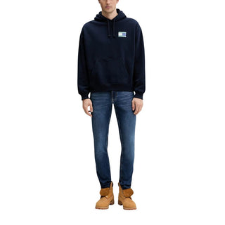 Blue Recycled Cotton Skinny Jeans