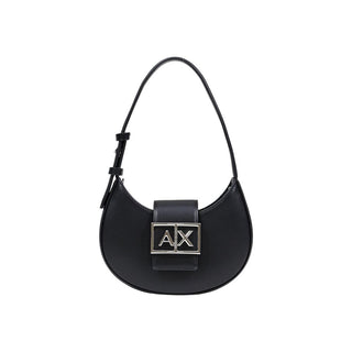 Black Polyester Handbag