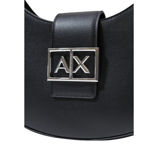 Black Polyester Handbag
