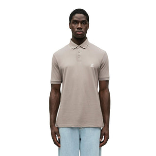 Brown Cotton Polo Shirt