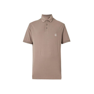 Brown Cotton Polo Shirt