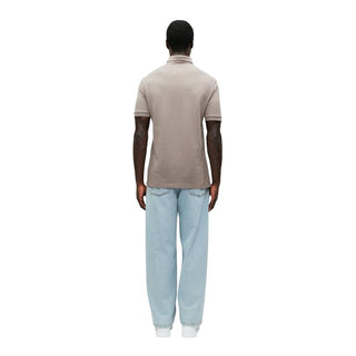 Brown Cotton Polo Shirt
