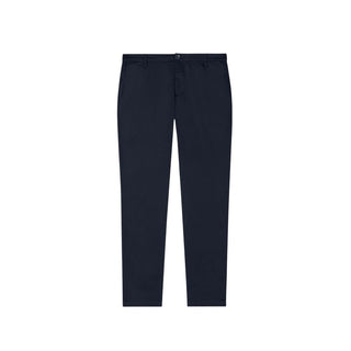 Blue Cotton Skinny Pants