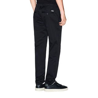 Black Cotton Skinny Pants