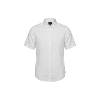 White Linen Shortsleeve Shirt