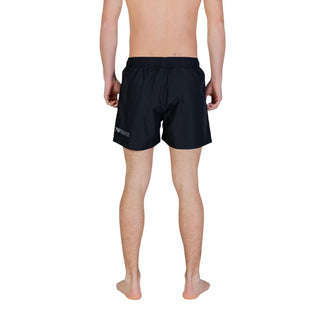 Bicolor Polyester Swim Shorts