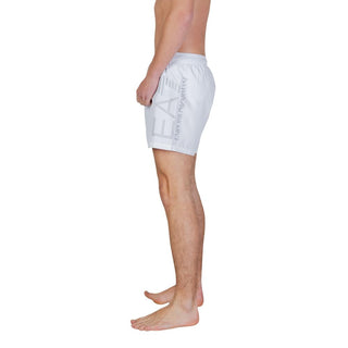 Bicolor Polyester Swim Shorts