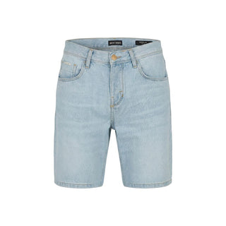 Light Blue Cotton Bermuda Shorts
