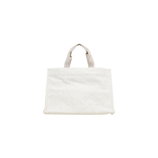 Beige Polyester Handbag