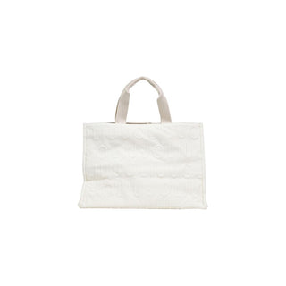Beige Polyester Handbag