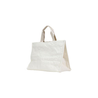 Beige Polyester Handbag