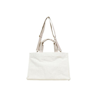 Beige Polyester Handbag