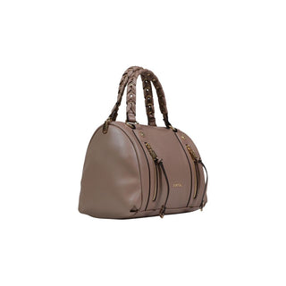 Beige Polyethylene Handbag