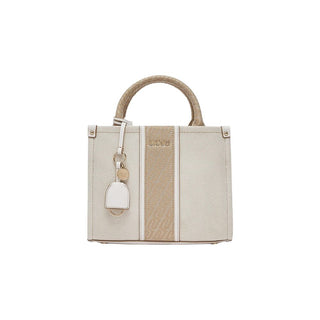 Beige Cotton Handbag