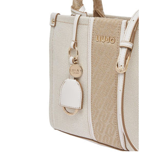 Beige Cotton Handbag