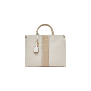 Beige Cotton Handbag