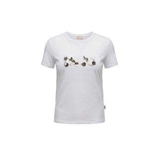 Cream Cotton T-Shirt