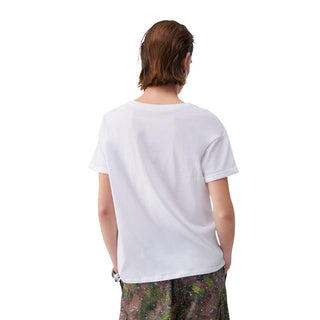 Cream Cotton T-Shirt