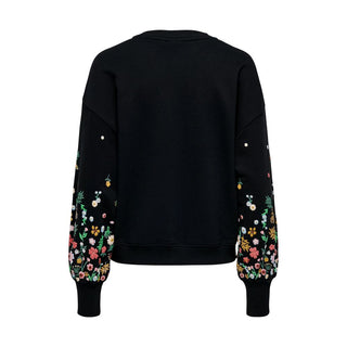 Black Cotton Sweatshirt