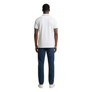 White Cotton Polo Shirt