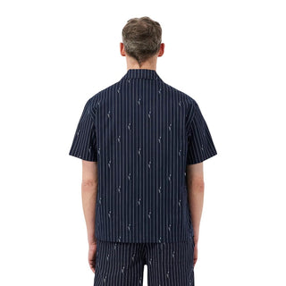 Black Cotton Shortsleeve Shirt