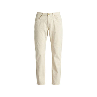 White Elastane Skinny Pants