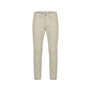 Gray Elastane Skinny Pants