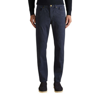 Blue Cotton Skinny Jeans
