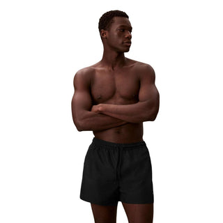 Black Recycled Polyester Swim Shorts