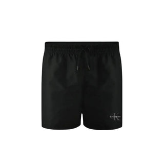 Black Recycled Polyester Swim Shorts