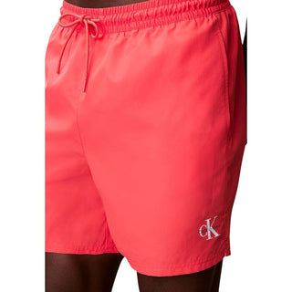 Orange Recycled Polyester Swim Shorts