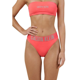 Orange Recycled Polyester Swim Briefs
