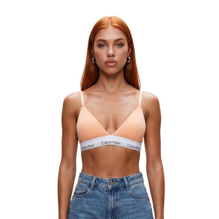 Orange Cotton Bra