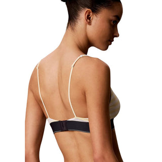 Blue Polyester Bra
