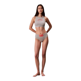 Gray Cotton Bra