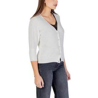 Beige Polyester Cardigan